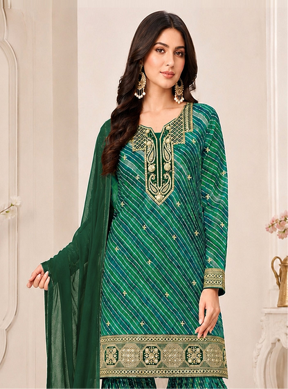 Sharara for Women with Heavy Embroidered Sequence Coding Work