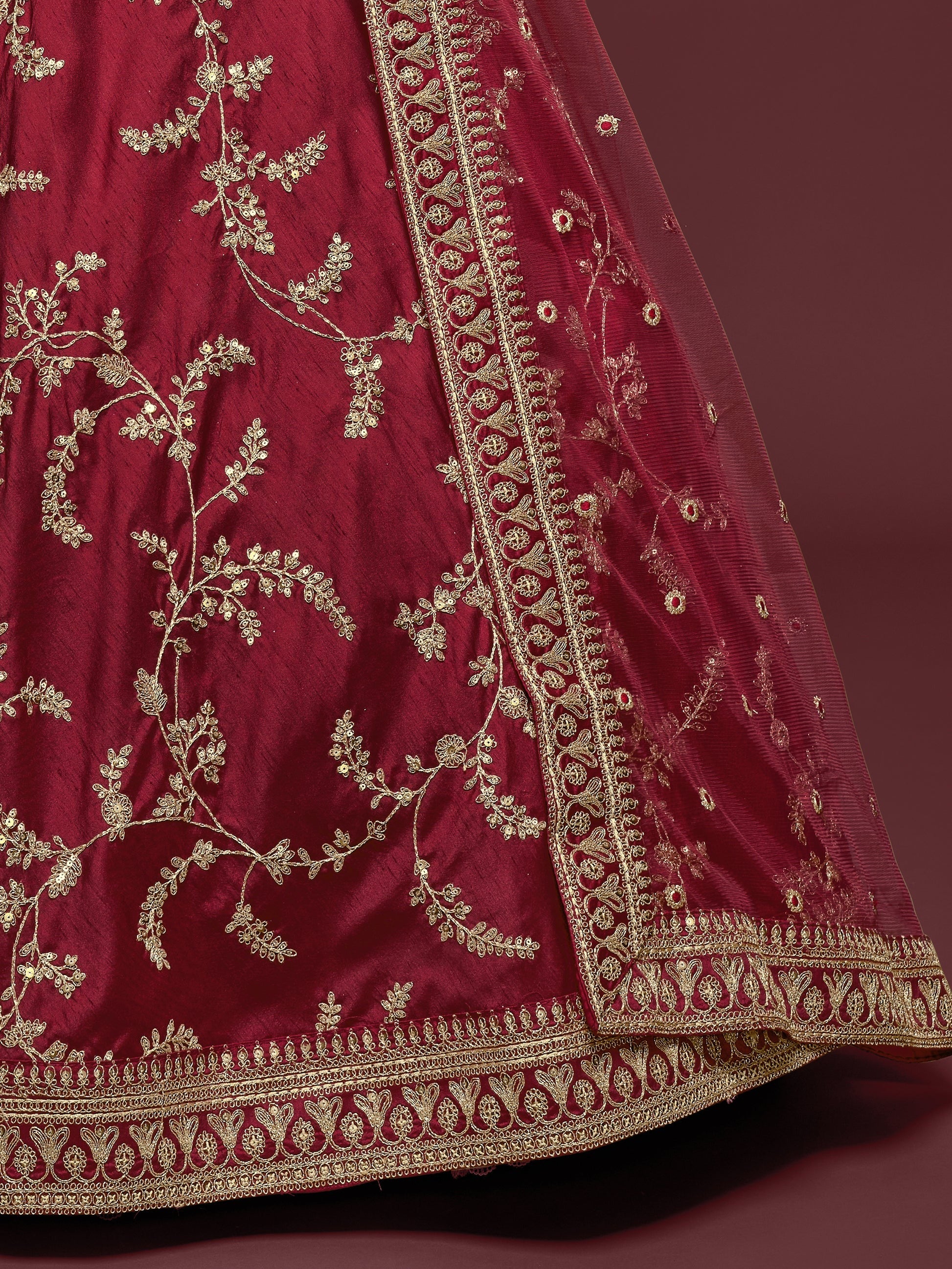 art silk lehenga flow and movement captured
