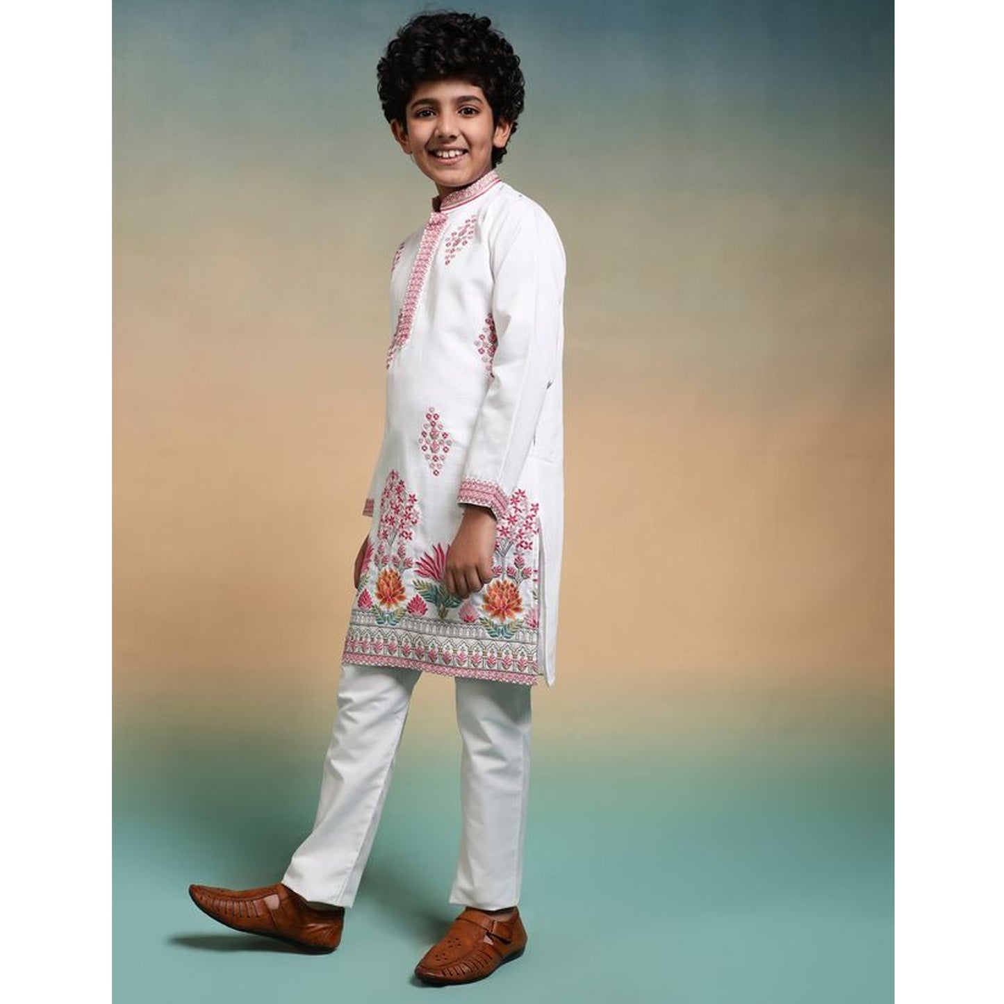 boys kurta styled for cultural celebration