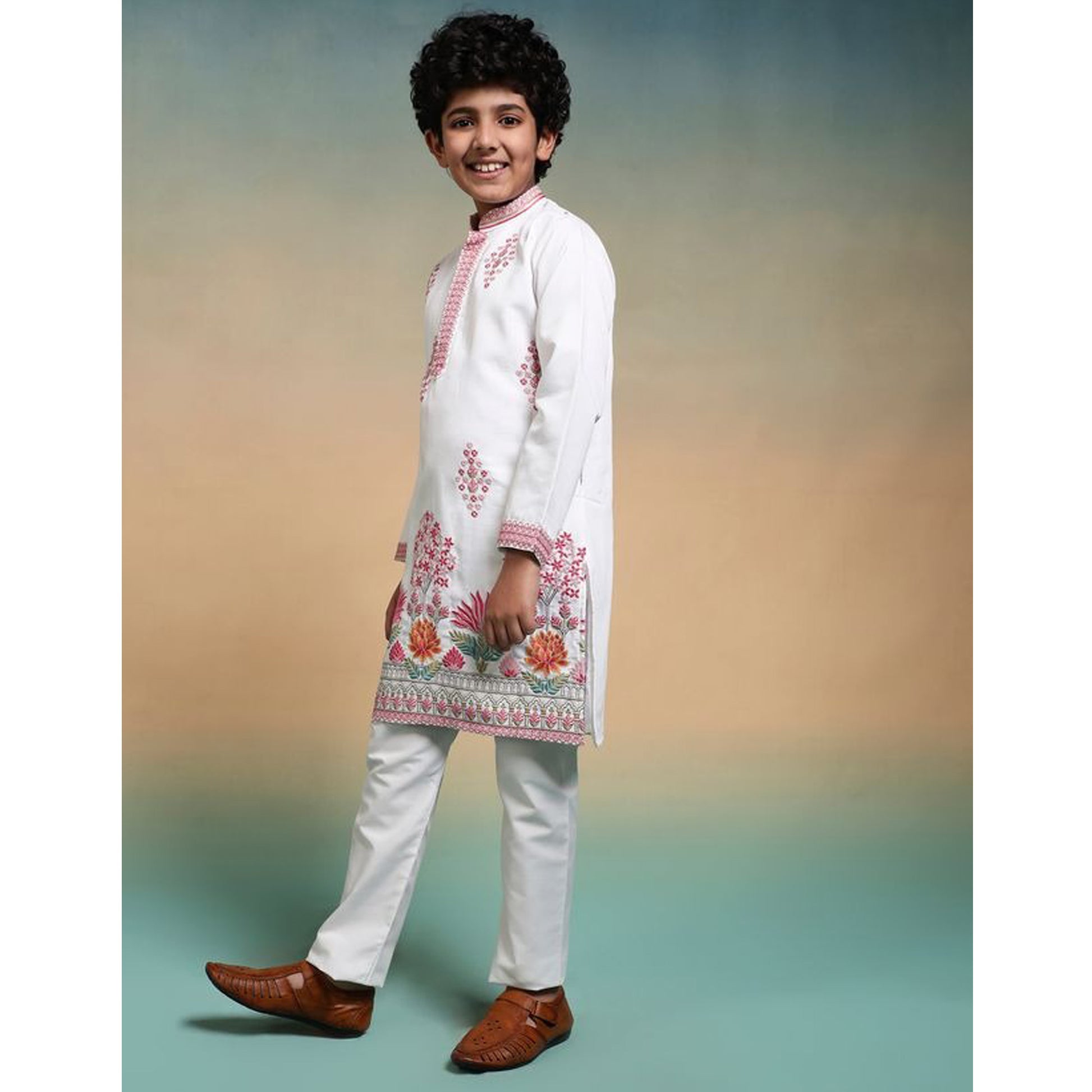boys kurta styled for cultural celebration
