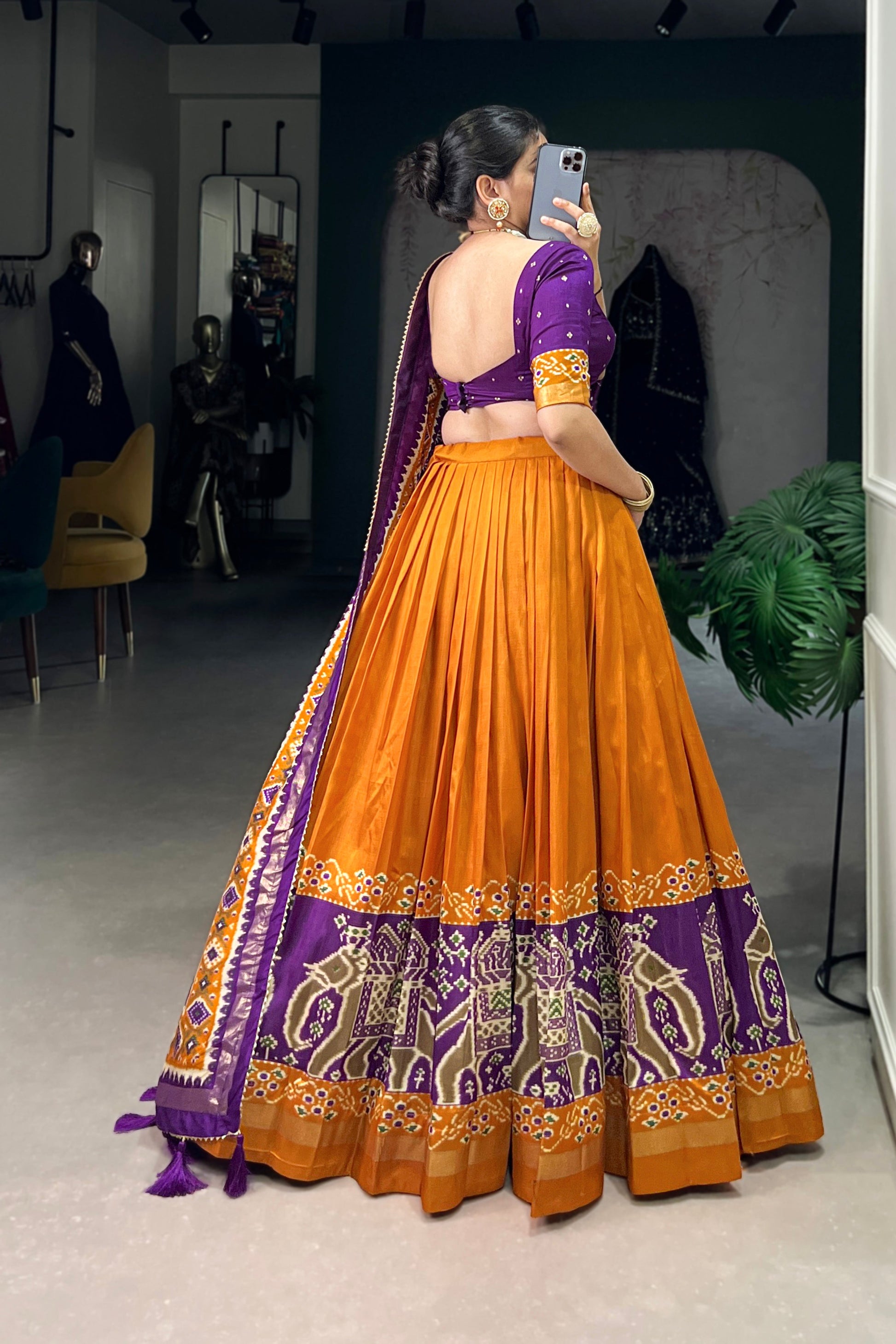 mustard-yellow-colour-lehenga-choli-back-design
