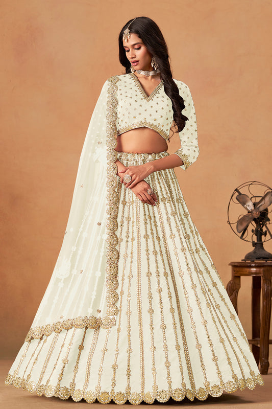 women wedding lehenga choli full outfit presentation