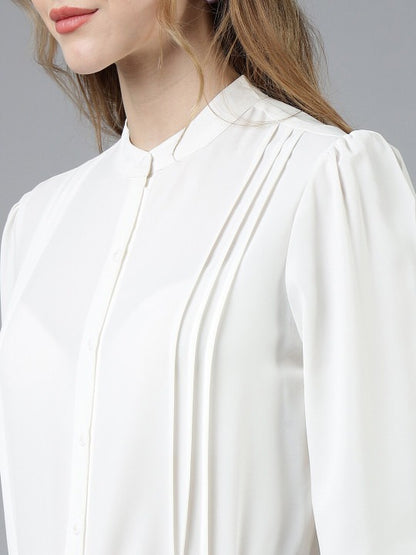 everyday womens shirt styled for office setting