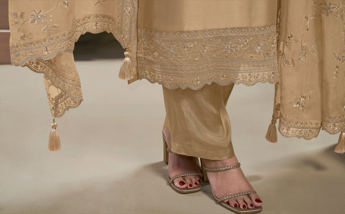 Traditional indian wear salwaar kameez for wedding events