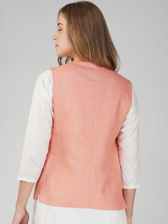 indian nehru jackets minimalist design Back detail