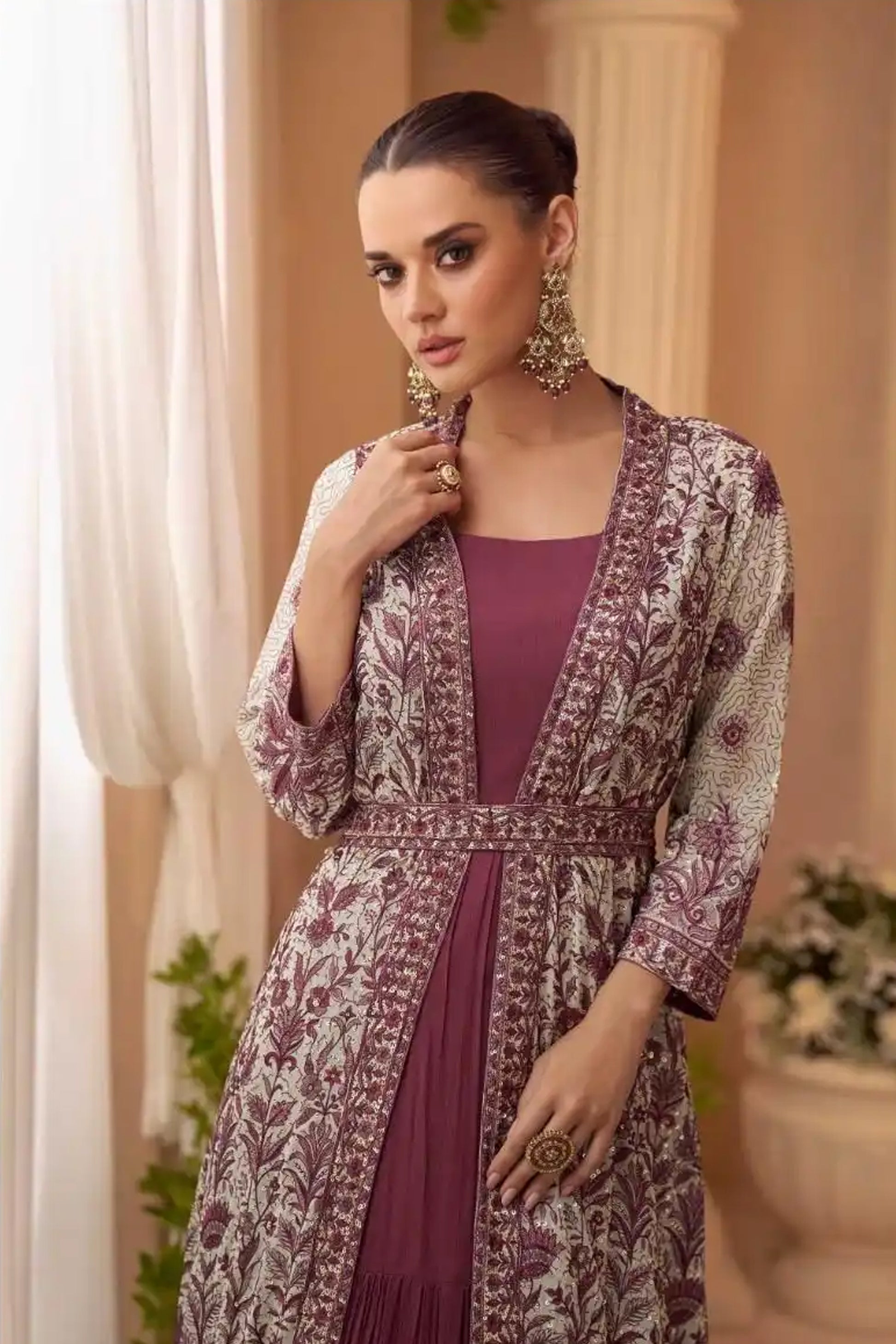 Formal Occasion Anarkali Gown Styling