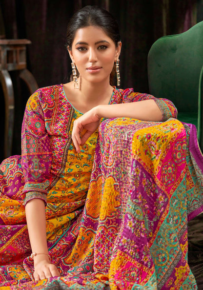 relaxed occasion pink palazzo pant suit styling