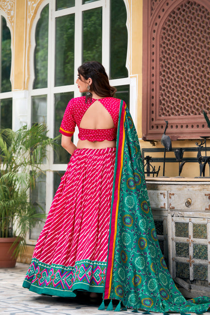 Pink lehenga choli for wedding guest styling USA