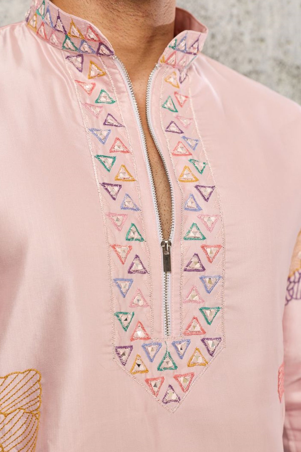 Pink men's pajama set for function wear