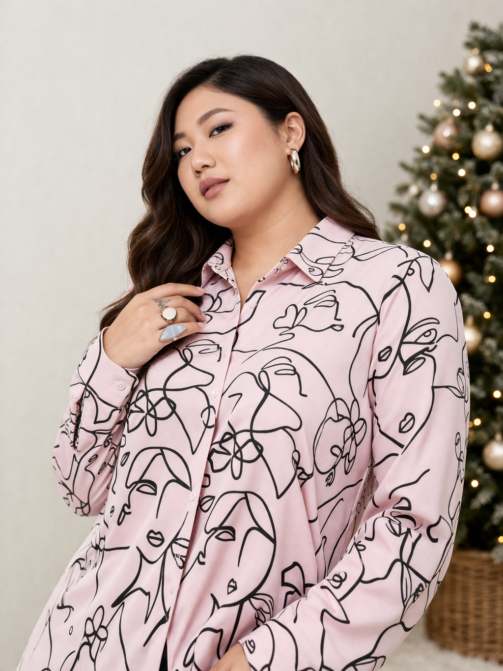 Casual shirts for women styled with neutral trousers