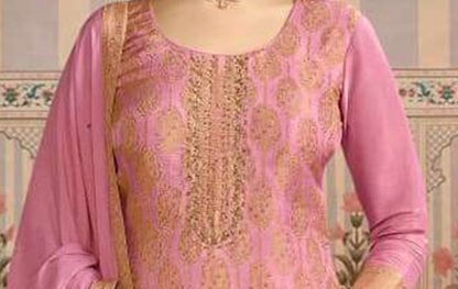 Birthday party wear pink salwar suit look