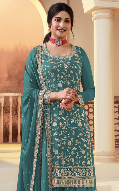 Wedding Guest Palazzo with a luxurious drape