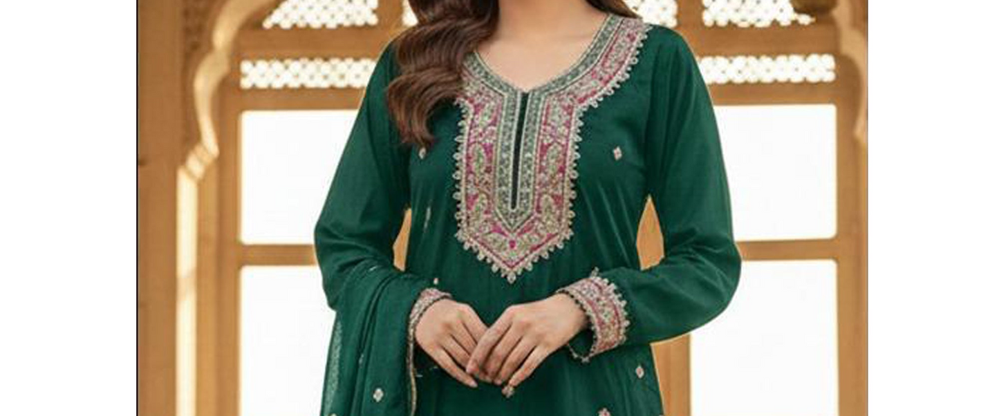 Premium Sharara Set styled for a reception occasion