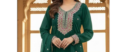 Premium Sharara Set styled for a reception occasion