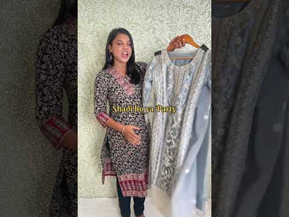 Stitched Salwar Kameez Dupatta Suit2