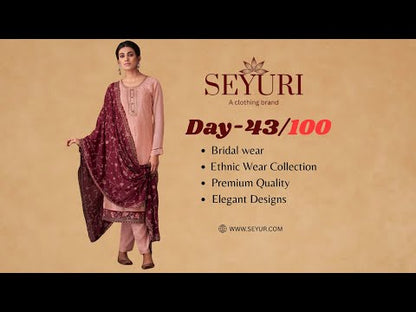 Pink Trendy Salwar Kameez Palazzo Set | Wedding Reception Party Wear | Embroidered Chinon Silk Designer Suit | Pakistani Indian Eid Outfit | Ready to Wear Roka Nikah Dress