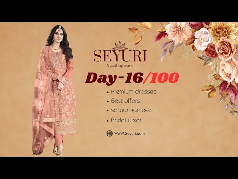 Indian Salwar Kameez Side View Showing Organza Dupatta with Latkan Work - Festive Outfit