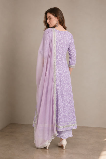 Everyday wear Anarkali kurti with soft flowing silhouette
