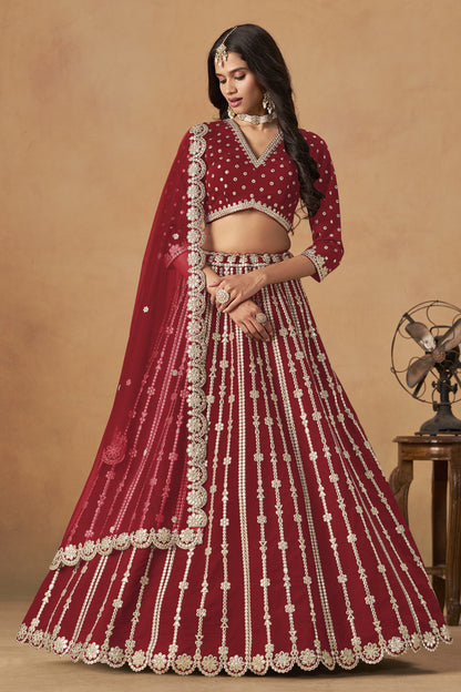 lehenga choli dupatta full set styled for evening function
