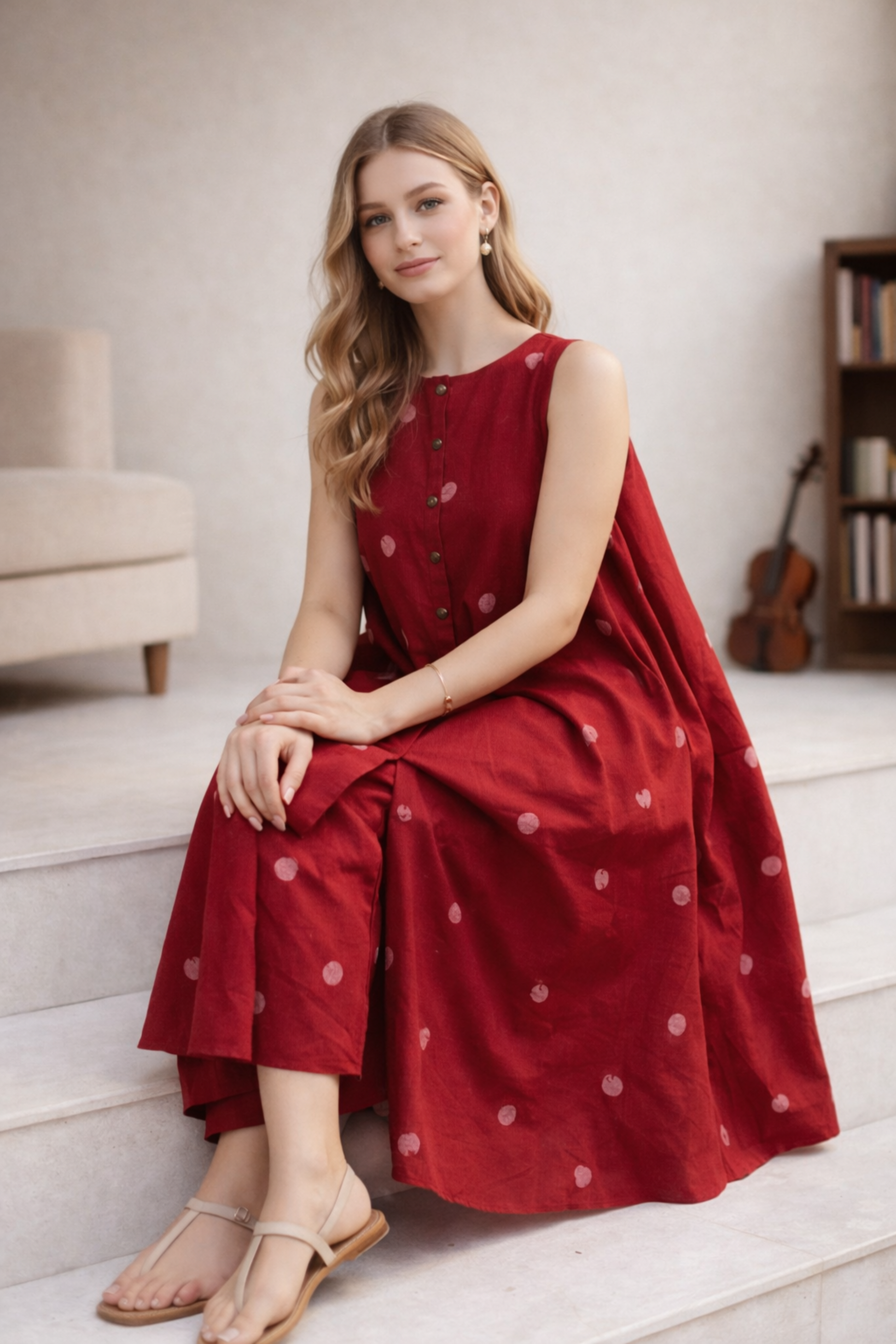 kurti set for women styled for casual day event USA