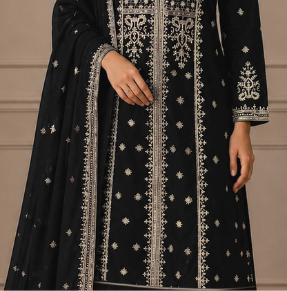 Palazzo set presented as festive wear for women