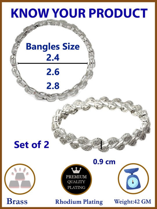 elegant wrist styling with silver bangles