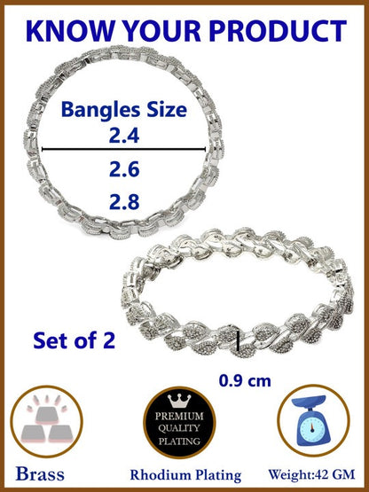 elegant wrist styling with silver bangles