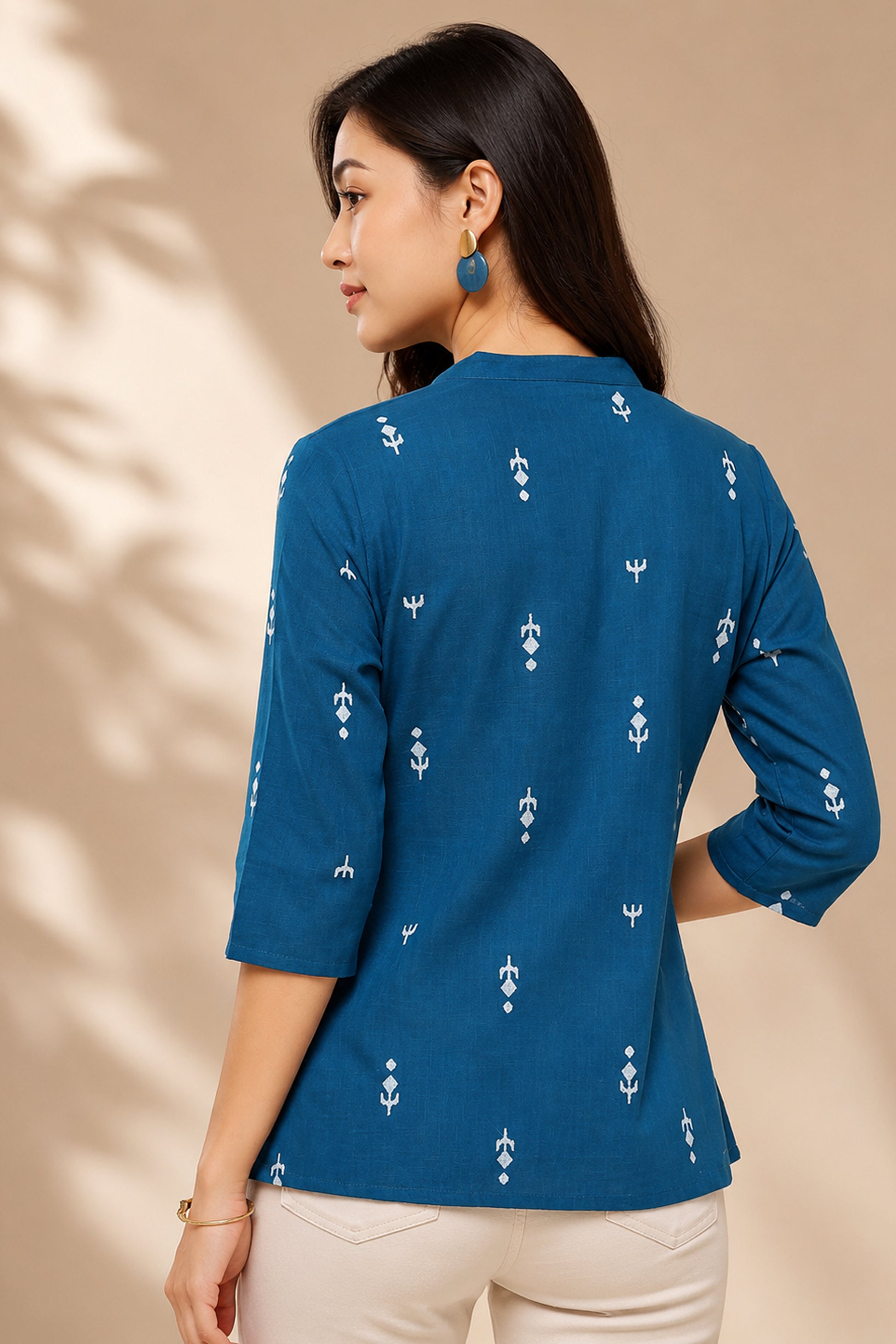 Relaxed fit Printed Tunic for regular daytime wear