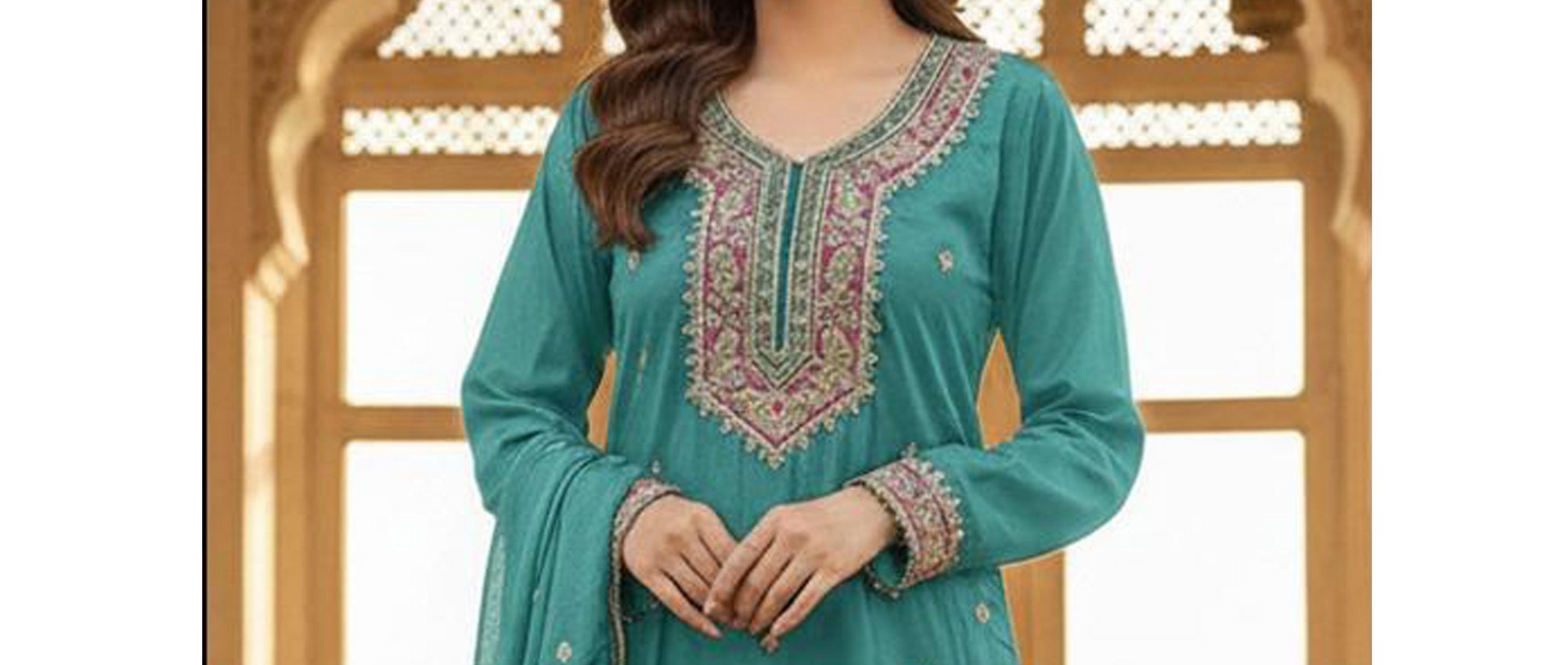 Traditional Indian Dress styled for wedding celebration
