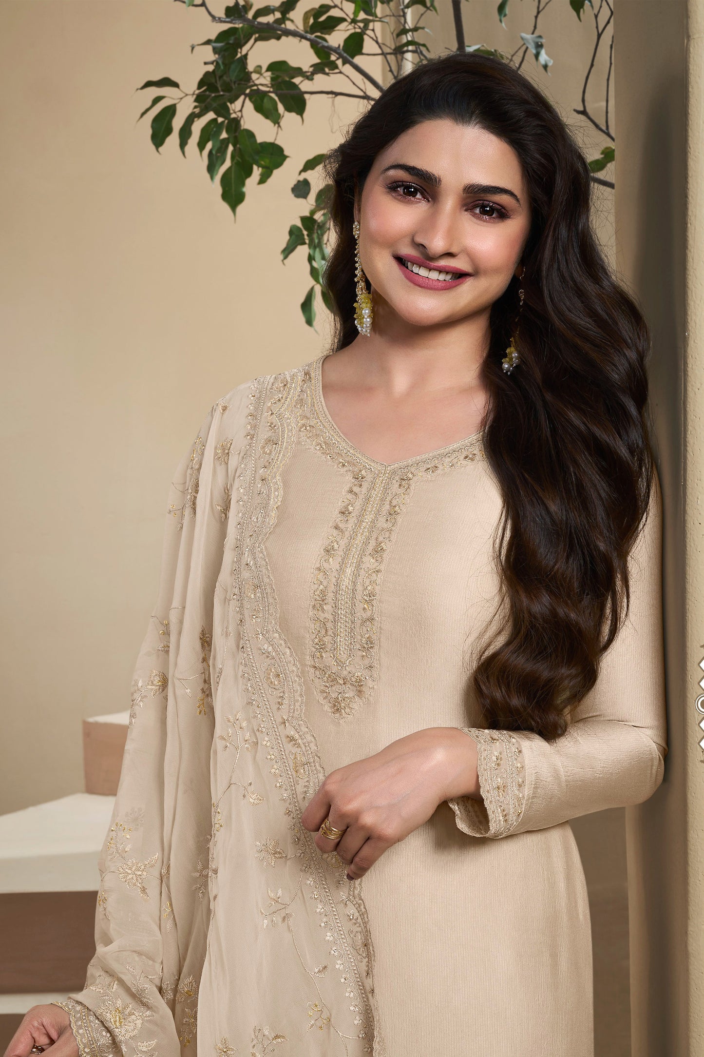 close up of women wore salwar kameez in foreign countries 