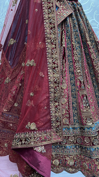 festive lehenga choli outfit styled for evening event USA