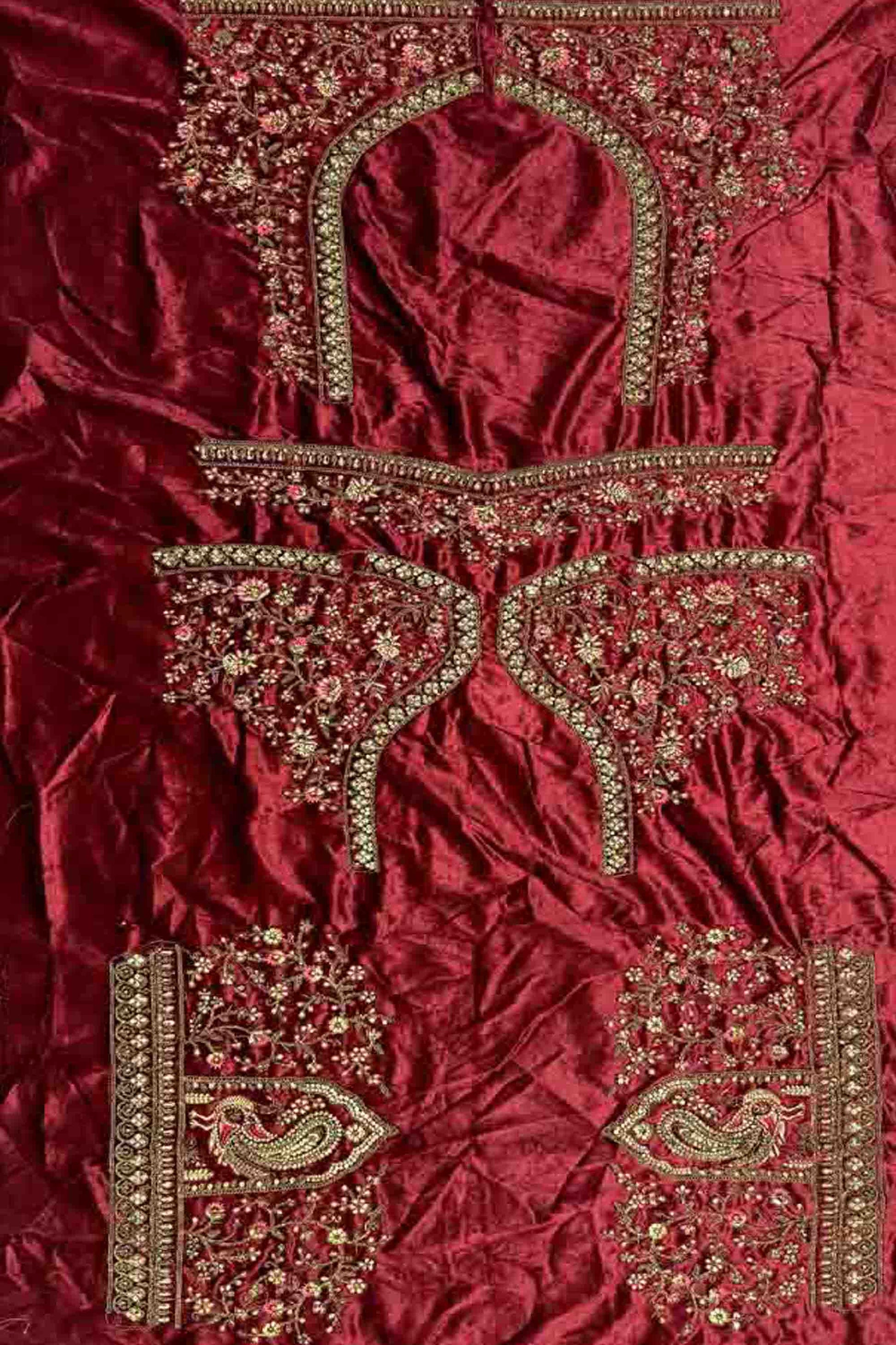 beige lehenga festive wear outfit front angle