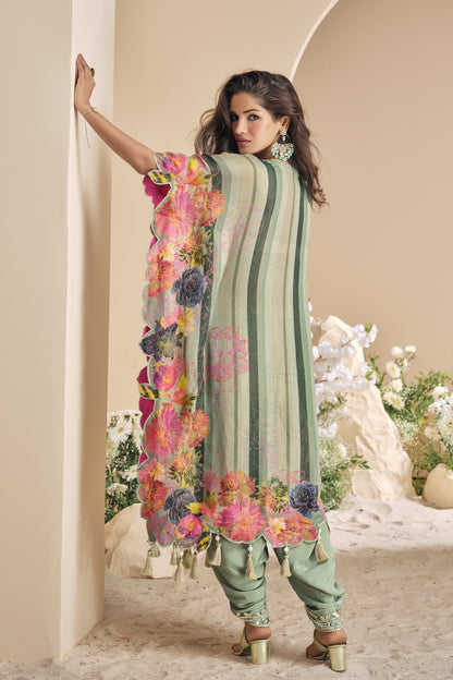 Salwar kameez punjabi for evening function styling