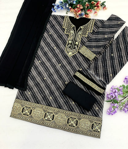 Black Wedding Sharara Set for Women with flowing silhouette