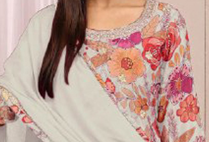 White sharara for wedding front view