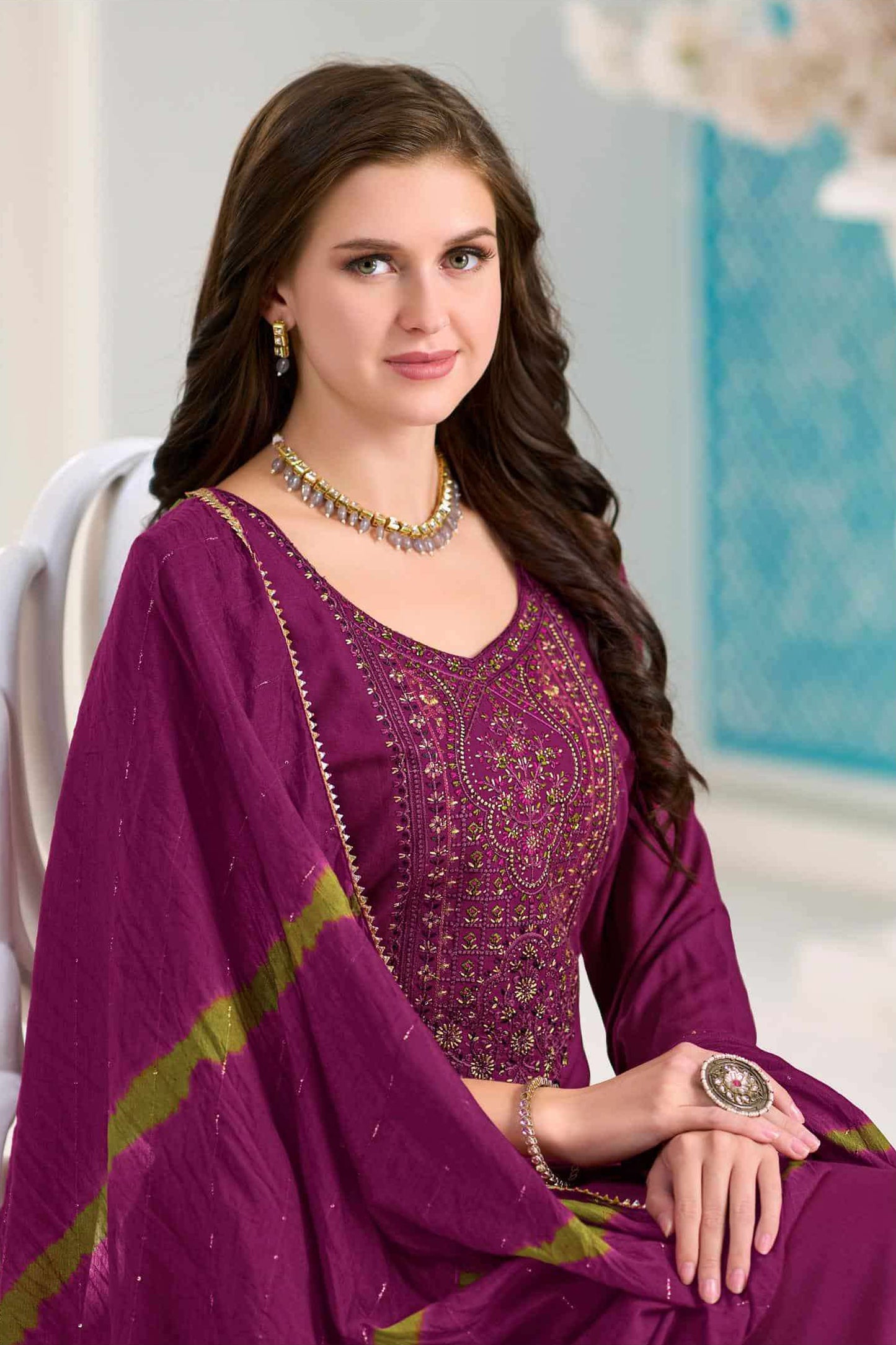 Salwar kameez suits for haldi and wedding functions