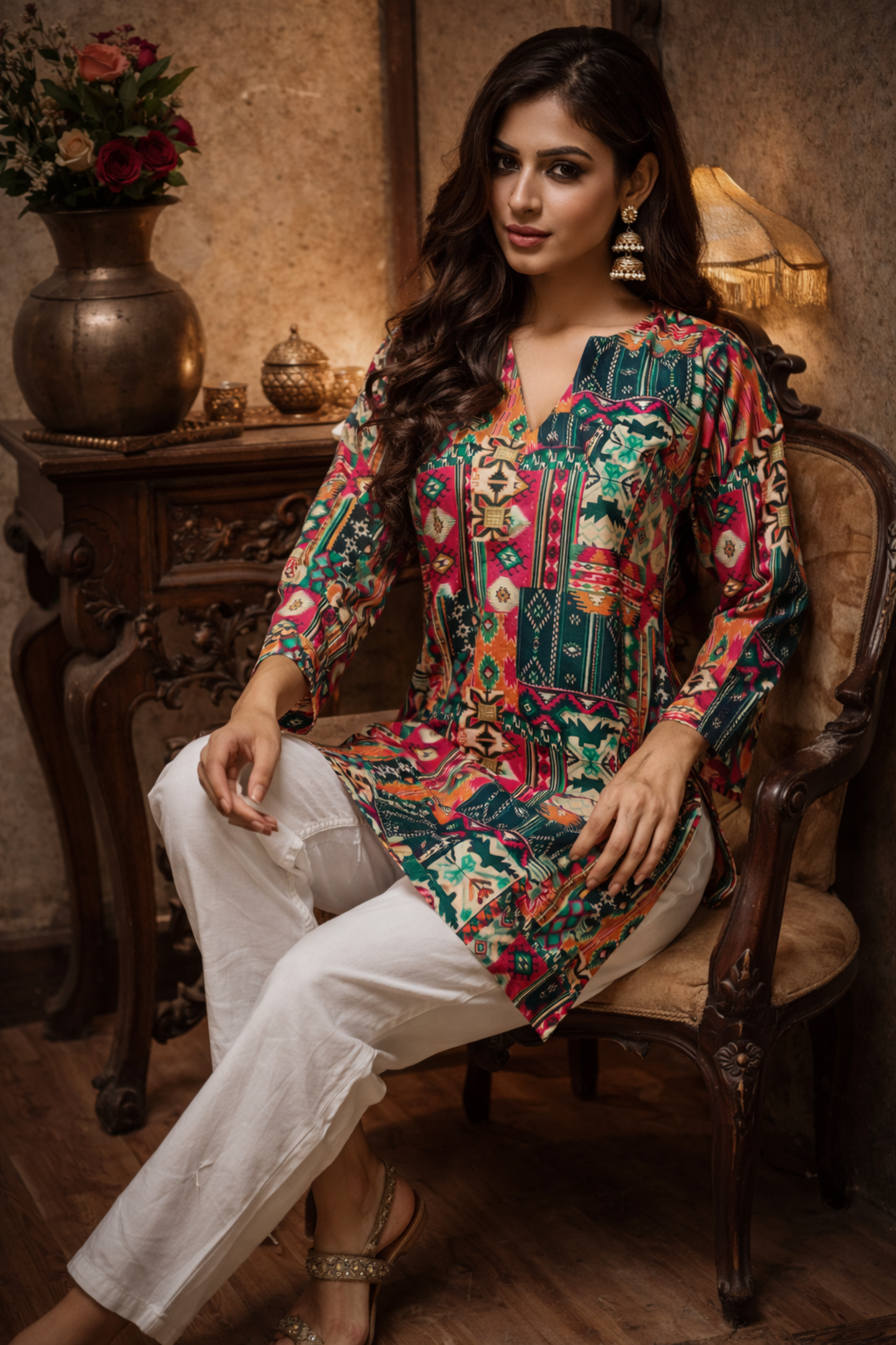 modern women tops multicolor fabric texture view