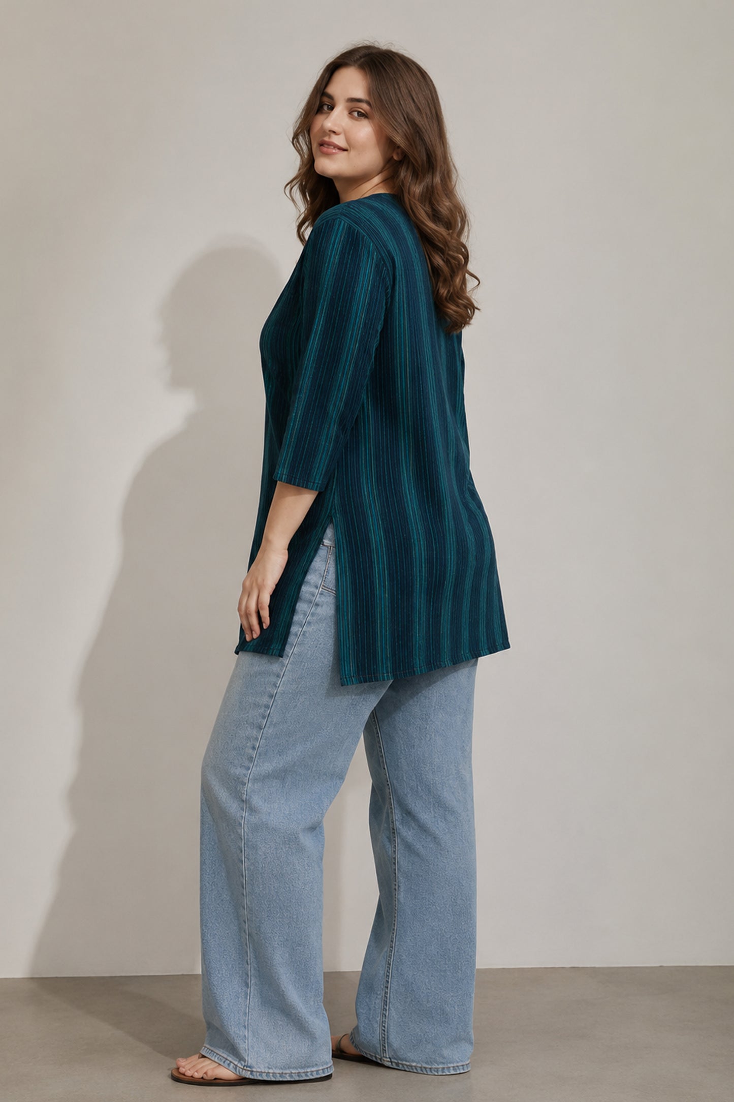 women tunic tops lifestyle fashion denim pairing outfit
