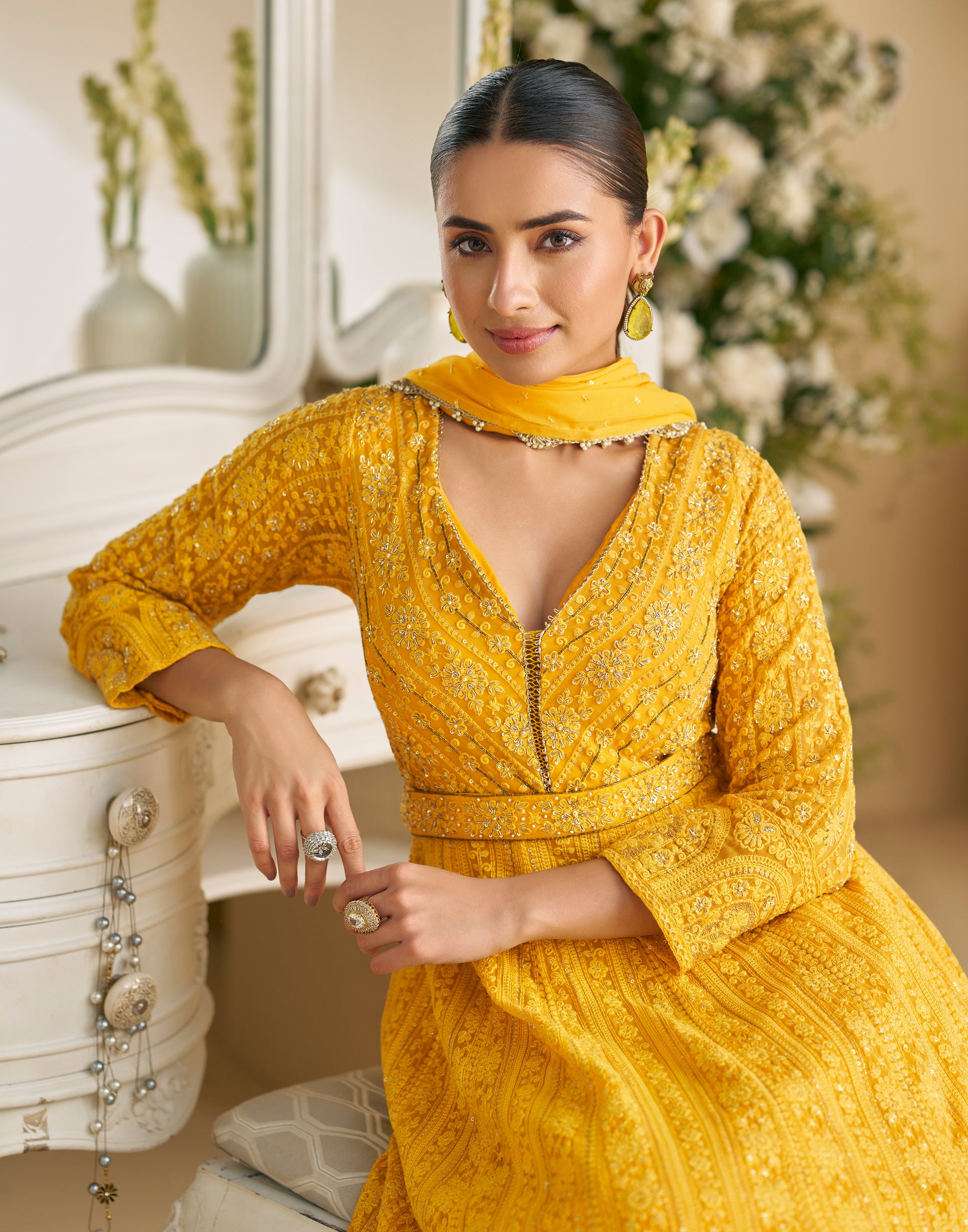 Yellow Anarkali for Wedding and Festive Wear