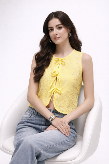 women tops yellow everyday office wear styling